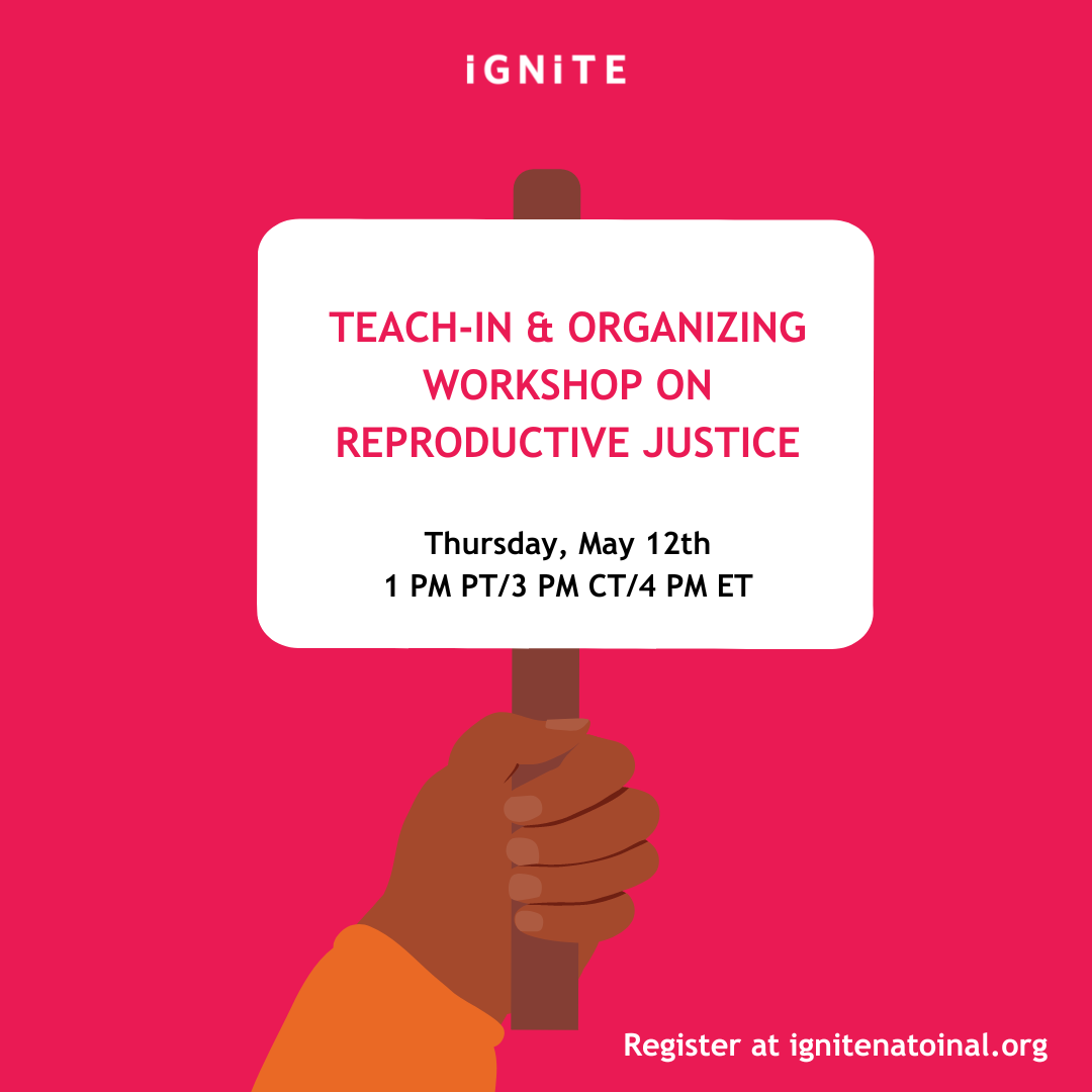 Teach-in & Organizing Workshop on Reproductive Justice Graphic